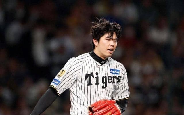 阪神・才木６回７安打２失点　球団記録タイの巨人戦８連勝ならず