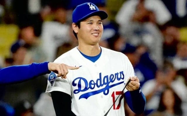 ド軍戦で激写された「最高」の1枚　大谷翔平の人間性に感銘「最高の野球スター」