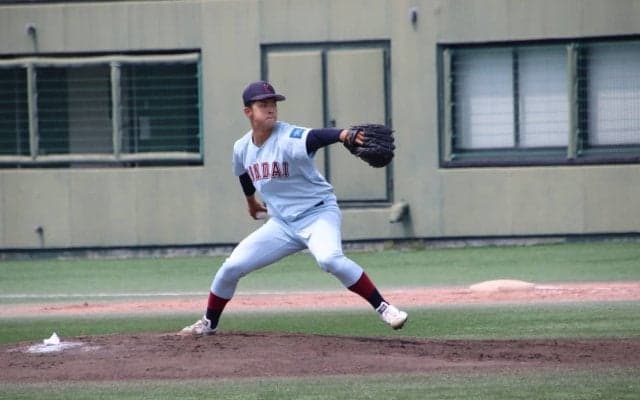 ドラフト候補対決！近畿大の最速154キロ右腕が立命館大左腕に投げ勝つ【関西学生】