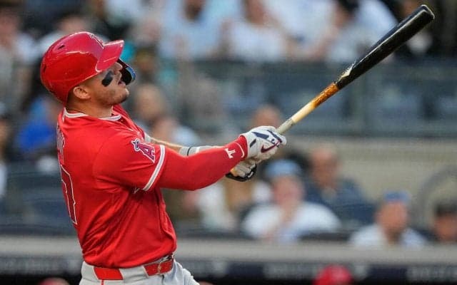 トラウト、前日の試合から３打席連続本塁打　エンゼルスでは23年の大谷翔平以来３年ぶり