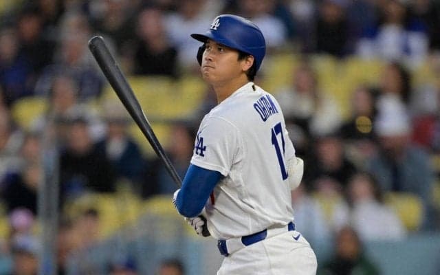 ドジャース大谷翔平、第３打席は左飛に倒れる　第１打席は左直、第２打席は遊ゴロ