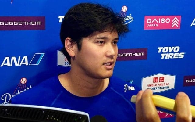 大谷翔平、愛娘の近況明かす　お茶パッケージに「パパ、パパ」…遠征で会えず「もどかしい」
