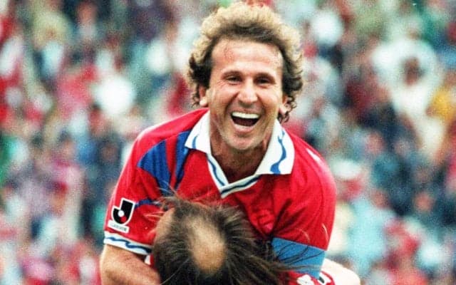 【Ｊリーグ】ジーコはいつも全身でゴールの歓喜を表現した　「全力でプレーしなければ、サッカーに対しても礼を欠くことになってしまう」