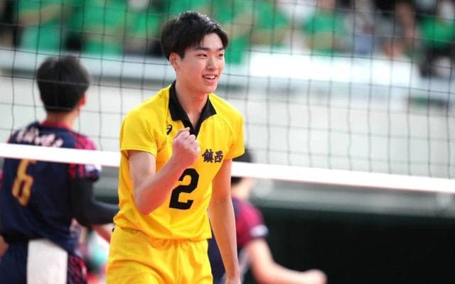 一ノ瀬漣（鎮西高3年）が高校生では唯一の男子日本代表に選出　目標の石川祐希、髙橋藍と同じ環境で「世界で通用するプレーヤー」へ