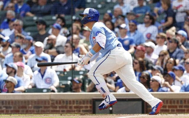 カブス鈴木誠也は２打点　千賀滉大から先制打　千賀は７失点で０勝３敗、メッツ泥沼９連敗