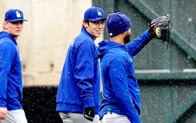 ド軍戦4時間前…日本ファン仰天「マジかよ」　球場に広がる“異様な光景”「試合できるの？」