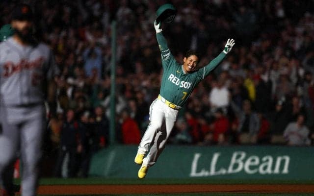 メジャー初サヨナラ打の吉田正尚　代打ではチーム12年ぶり「何とかコトを起こしたかった」