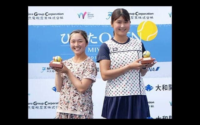  永田杏里/佐藤南帆ペア 日本勢対決制しV 