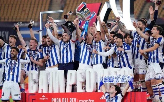 Rソシエダードが開始14秒で先制点、Aマドリードは終盤F・アルバレス豪快同点弾／死闘現地ルポ