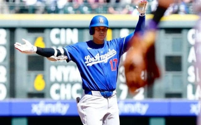 大谷翔平、51戦連続出塁でルースに並ぶ　適時二塁打で朗希を援護…球団記録まであと7試合