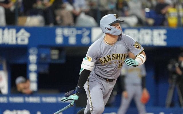 【阪神】首位打者の佐藤輝明が再び打率4割　１試合３本の二塁打で驚異のシーズン82本ペース