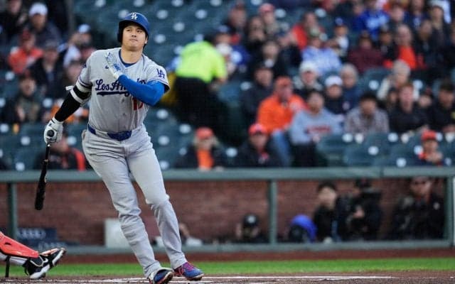 大谷翔平、第４打席に遊撃への内野安打放ち連続試合出塁を「53」に更新　球団歴代２位タイ