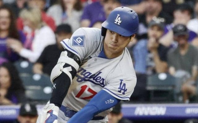 「今日こそ万事休すかと思ってたら」アジア記録５３試合連続出塁の大谷翔平　執念内野安打の激走姿にネット沸く「ギリギリだわね」「相変わらず脚速っ！」