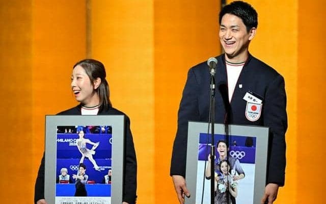 「りくりゅう」と高木美帆に最優秀選手賞「JOC杯」　スケート連盟