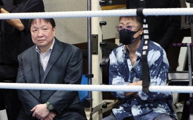 井上尚弥陣営、異例の総勢５人で視察　５・２東京ドーム決戦控えた中谷潤人の公開練習