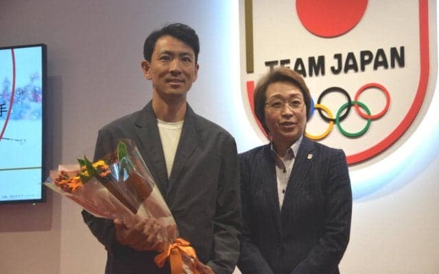 【複合】渡部暁斗さん「自分の経験を社会に還元」JOCの橋本会長を表敬訪問、６月にイベントも