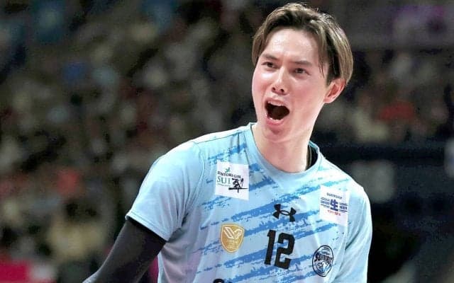 【バレー】高橋藍がサントリー退団発表　２季過ごし、今季は主将でレギュラーシーズン優勝