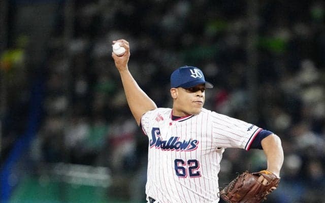 【ヤクルト】リランソは「左肋間筋の肉離れ」23日に出場選手登録抹消　来日１年目で７戦無失点