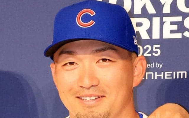 ３試合連続本塁打中のカブス鈴木誠也がドジャース戦に「５番右翼」で出場　１打目は中直