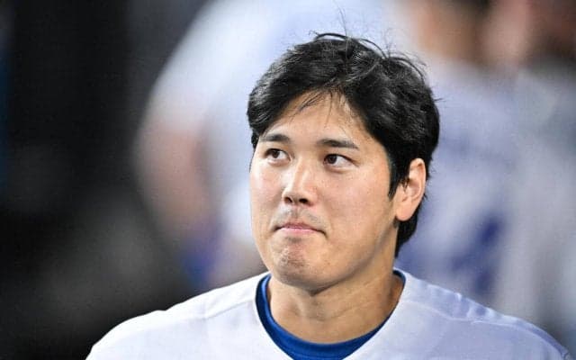 大谷翔平、３打席目はフルカウントから四球で出塁　本塁打は12日レンジャーズ戦から遠ざかる