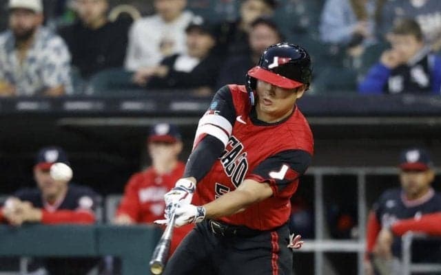 村上宗隆は５打数無安打３三振　２試合連発＆ＭＬＢキング弾に期待かかるも不発　ホワイトソックスは延長戦で敗れる