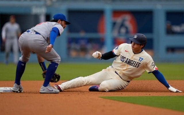 大谷翔平、第４打席は二ゴロに倒れる　ここまでは１安打２四球で３出塁