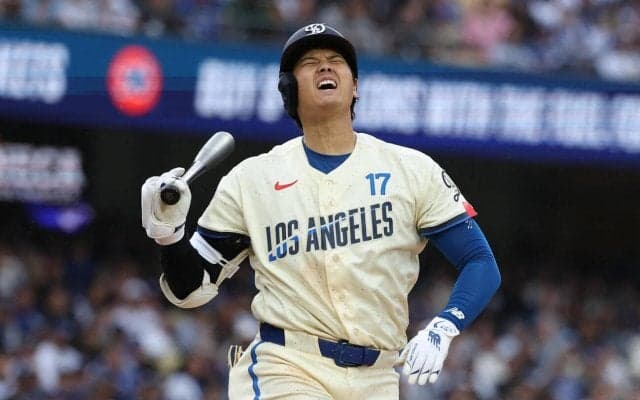 大谷翔平、第５打席は痛烈な当たりも一ゴロに倒れる　ここまで１安打３出塁マーク