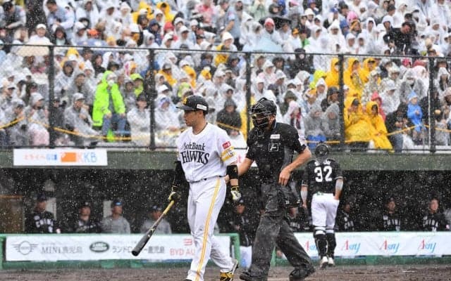 【ソフトバンク】１番柳田悠岐、４番近藤健介の攻撃的オーダーも降雨ノーゲームで幻に