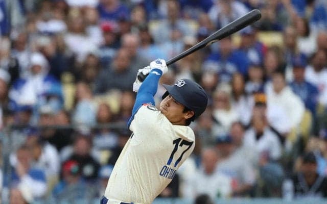 大谷翔平が打者出場12試合60打席ぶり6号ソロ　ドジャース移籍後最長ブランク