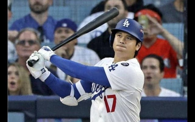 大谷翔平、“難敵”今永昇太からマルチ安打　初回四球→二盗→犠飛で先制ホーム　五回右翼線二塁打　７戦ぶり８度目複数安打