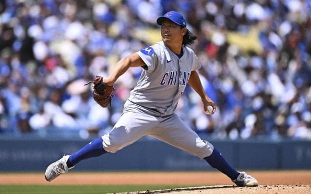 カブス今永昇太、５回に大谷翔平に二塁打を浴びたが、ピンチを脱出