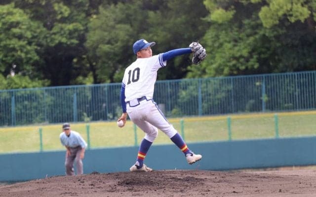 高田商が7回コールドで快勝！中学時代、控えだった初登板の2年生左腕が好投【奈良】