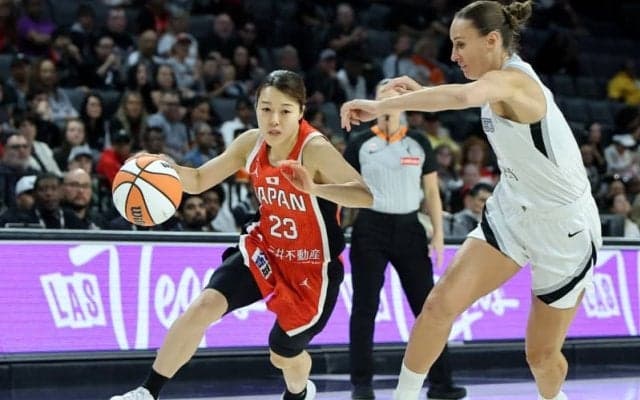 女子日本代表がWNBAチャンピオンチームと対戦…山本麻衣が24得点を挙げるも敗戦