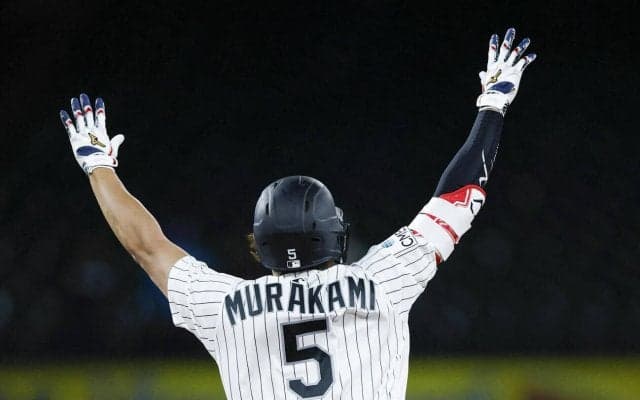 村上宗隆、角度48の高軌道弾は大谷翔平超え　メジャー単独トップ浮上の12号３ラン
