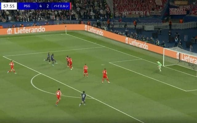 何が起きた…？ 仏代表FWデンベレ、衝撃ゴラッソで“異変”「エグい」「マンガかよ！」GKが動けない…高速カットイン→股抜きショットにファン騒然