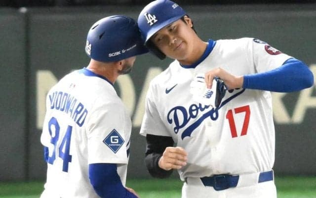大谷翔平　第４打席で粘って四球　この試合２個目でチャンスメークもフリーマンが併殺打　ド軍は５度の先頭打者出塁も