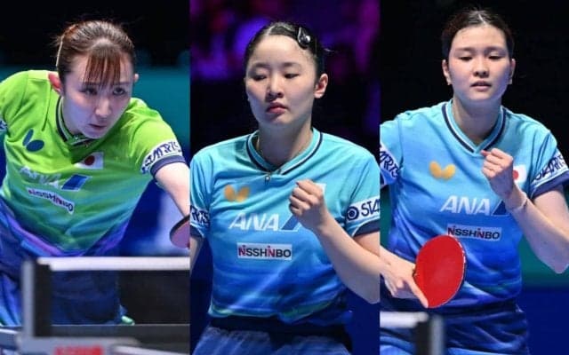 卓球日本女子55年ぶり頂点へ　張本美和＆早田ひなのWエースが軸の新布陣　カットマン・橋本帆乃香の“ジョーカー起用”が鍵【世界卓球2026】