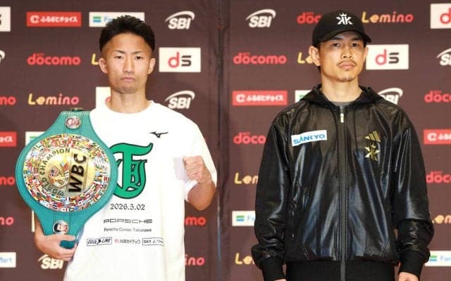 井上拓真「勝って強さを証明する」元４階級制覇王者・井岡一翔との５・２東京ドーム決戦に自信
