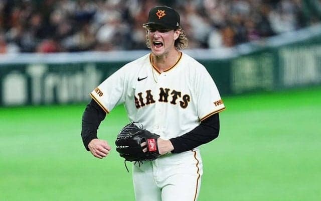 巨人の新助っ人は「漢すぎる」　苦悶の表情も…気迫のマウンドに「中身もイケメン」