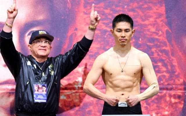井岡一翔、王者・井上拓真から１１分遅れで計量一発クリア　３７歳、日本男子初の５階級制覇へ
