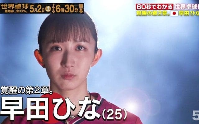 【覚醒の第2章】日本代表・早田ひな｜世界卓球2026ロンドン100周年大会 （団体戦）