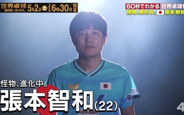 【怪物、進化中】日本代表・張本智和｜世界卓球2026ロンドン100周年大会 （団体戦）
