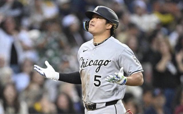 村上宗隆単独トップの13号３ラン「いい角度で上がった」日本人MLB通算1000号の記念弾