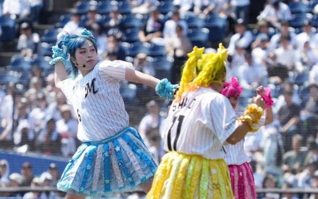 【ロッテ】竹下☆ぱらだいすがパフォーマンス＆セレモニアルピッチ「本当に感動」鴎党あぃりDX