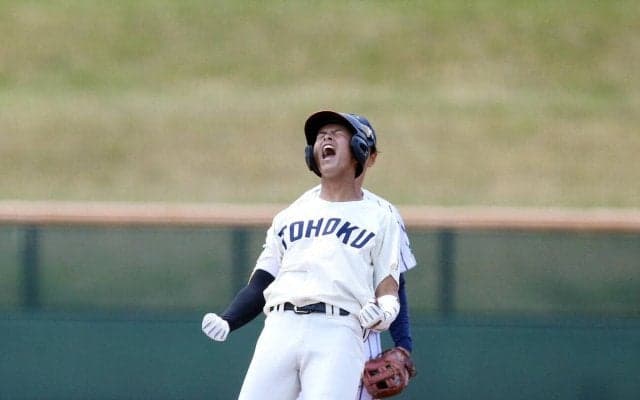 東北福祉大・辻村大我、勝ち越し適時打「次につなげる意識がいい結果に…」広島平川蓮をお手本に