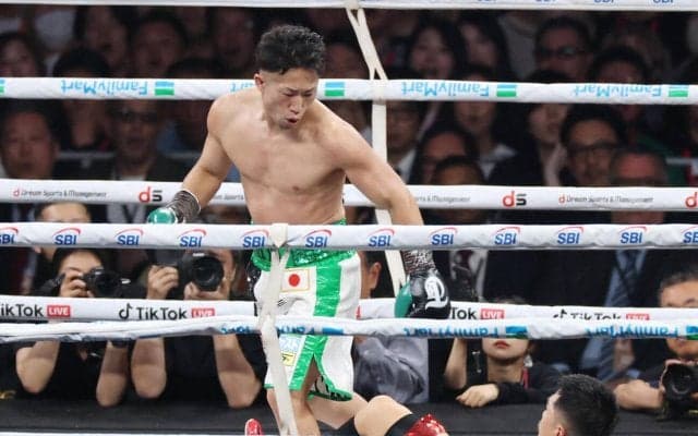 【ボクシング】「想定外の展開でやばい」井上拓真が井岡一翔から２度ダウン奪いSNSで驚きの声