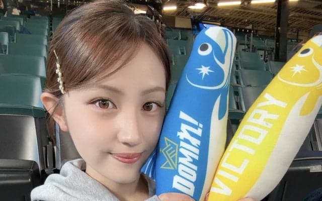 【日本ハム】今季初のサヨナラ勝ちを現地観戦、浅間大基選手の本塁打に球場盛り上がり／花咲楓香