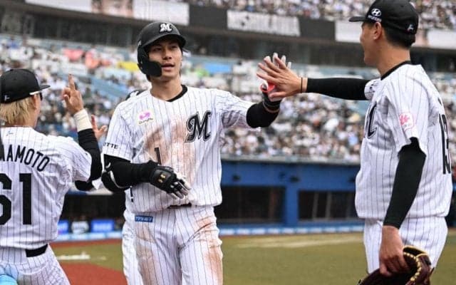 ロッテが１２安打１０点大勝で連敗脱出　ポランコ、愛斗の適時打で初回先制　二回には藤原が一発　先発毛利は７回無失点で２勝目