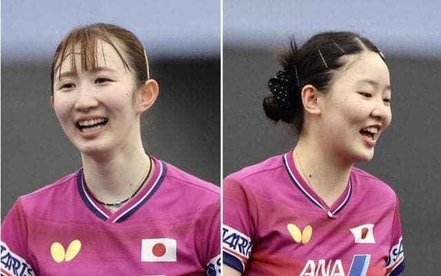 【卓球】日本女子が３連勝…55年ぶり金へ１次L全勝発進　Wエースの早田ひな＆張本美和が好調