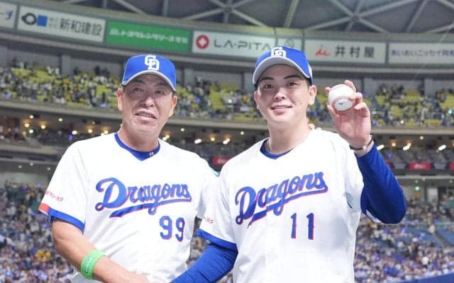 【中日】ドラ１中西聖輝プロ初勝利「要所要所でしっかり投げられた」勝利球は感謝込めて両親に